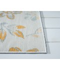 LR Home Belize 82509 Ivory/ Blue 2' X 8' Rect. Rug