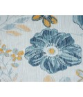 LR Home Belize 82509 Ivory/ Blue 2' X 8' Rect. Rug