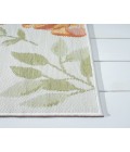 LR Home Belize 82510 Ivory/ Green 7'10" X 9'10 Rect. Rug