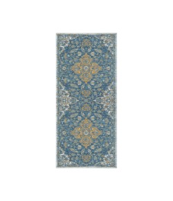 LR Home Belize 82512 Ivory/ Blue 2' X 8' Rect. Rug