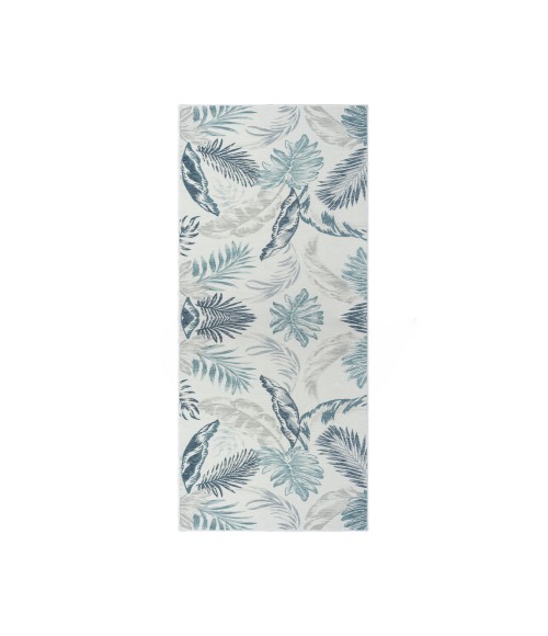 LR Home Belize 82520 Ivory/ Blue 2' X 8' Rect. Rug