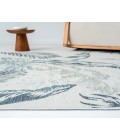 LR Home Belize 82520 Ivory/ Blue 5'-3" X 7'0 Rect. Rug