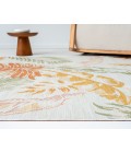LR Home Belize 82521 Ivory/ Green 5'-3" X 7'0 Rect. Rug