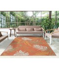 LR Home Belize 82521 Ivory/ Green 5'-3" X 7'0 Rect. Rug