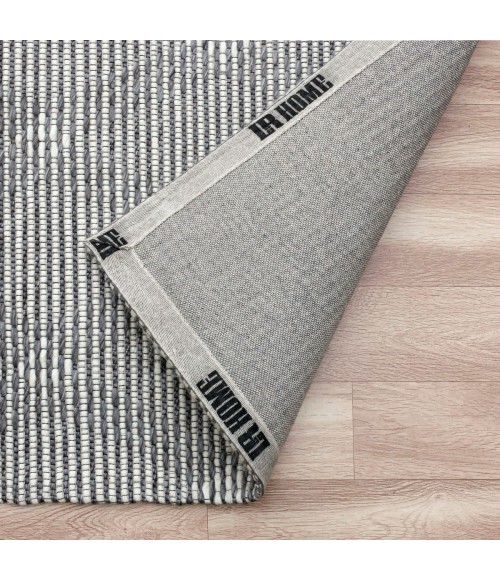 LR Home Bergen Gray 03436 9 ft. X 12 ft. Rect. Rug