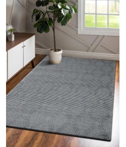 LR Home Bergen BERGN03436 Gray Area Rug 5 ft. X 7 ft. 9 in. Rectangle