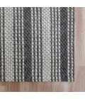 LR Home Bergen 3439 Dark Gray/ Ivory/ No Color 9' X 12' Rect. Rug