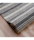 LR Home Bergen 3439 Dark Gray/ Ivory/ No Color 9' X 12' Rect. Rug