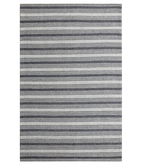 LR Home Bergen 3439 Dark Gray/ Ivory/ No Color 9' X 12' Rect. Rug