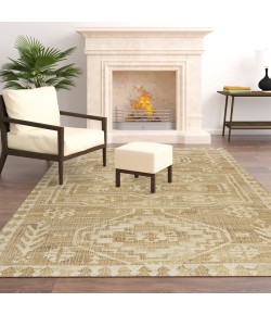 LR Home Ben BIRC-AU Natural/Ivory 10 ft. x 14 ft. Rectangle Rug