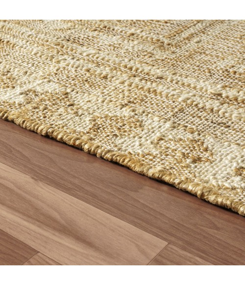 LR Home Birch Natural/Tan 82485 2 ft. 6 in. X 8 ft. Rect. Rug