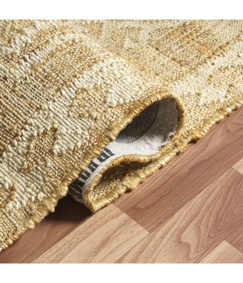 LR Home Birch Natural/Tan 82485 2 ft. 6 in. X 8 ft. Rect. Rug
