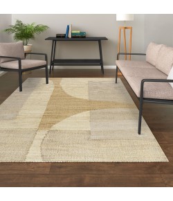 LR Home Ben BIRC-AT Ivory/ Natural 10 ft. x 14 ft. Rectangle Rug