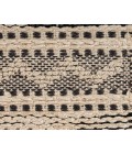 LR Home BLEACHED NATURALS 81432 Jet Black 9' X 12' Rect. Rug