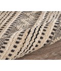 LR Home BLEACHED NATURALS 81432 Jet Black 9' X 12' Rect. Rug