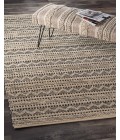 LR Home BLEACHED NATURALS 81432 Jet Black 9' X 12' Rect. Rug