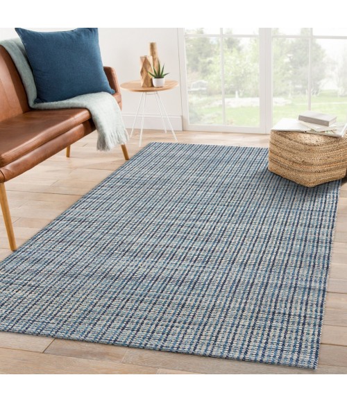 LR Home Bleached Naturals Blue 81433 5 ft. X 7 ft. 9 in. Rect. Rug