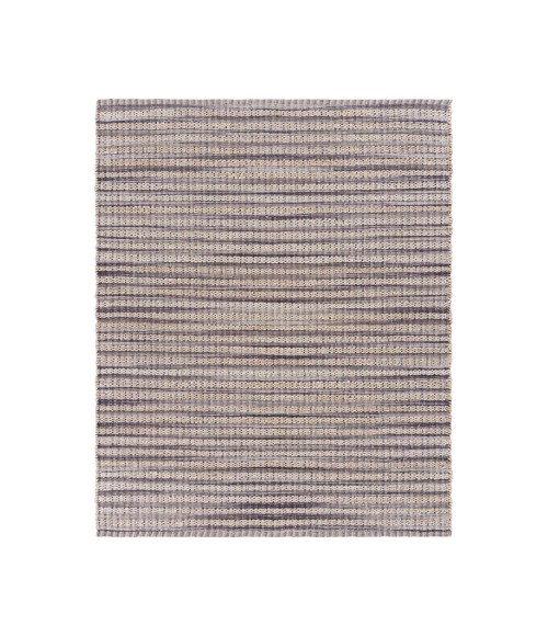 LR Home BLEACHED NATURALS 81435 Bleach/ Gray 7'9" X 9'9 Rect. Rug