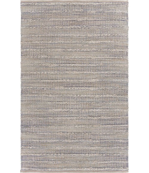LR Home Bleached Naturals Light Blue/Ivory 81437 7 ft. 9 in. X 9 ft. 9 in. Rect. Rug