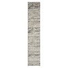 Brimah BRI-AG Dark Gray Area Rug 2 ft. X 10 ft. Runner