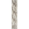 Brimah BRI-AH Gray Area Rug 2 ft. X 10 ft. Runner