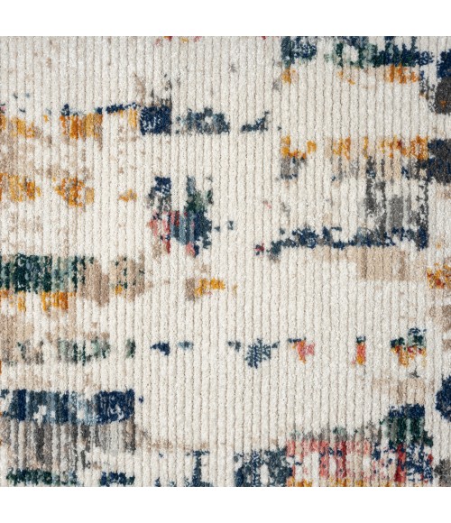 LR Home Bristol 82136 Cream/ Blue 5'0" X 7'0 Rect. Rug