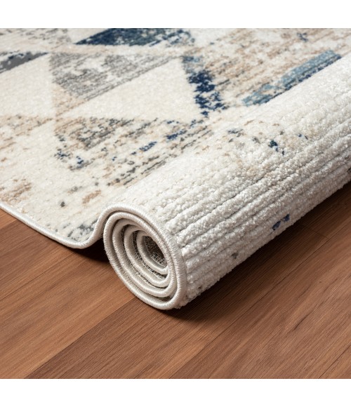 LR Home Bristol 82137 Cream/ Gray 5'0" X 7'0 Rect. Rug