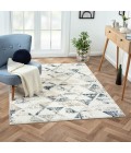 LR Home Bristol 82137 Cream/ Gray 5'0" X 7'0 Rect. Rug
