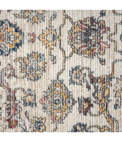 LR Home Bristol 82139 Cream/ Blue 7'9" X 9'9 Rect. Rug