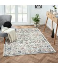 LR Home Bristol 82140 Cream/ Blue 5'0" X 7'0 Rect. Rug