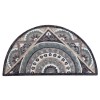 Beatrice BRO-AQ Gray Area Rug 2 ft. 3 in. X 3 ft. 10 in. Hearth