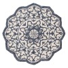 LR Home Bella Rose 21709 Beige 3' Round Rug