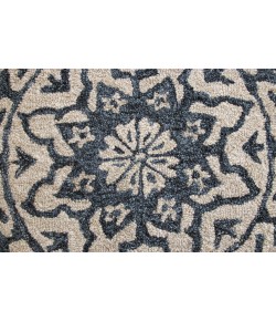 LR Home Beatrice BRO-AR Denim Blue Area Rug 3 ft. Round