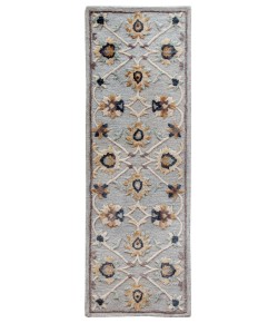 Beatrice BRO-AS Light Blue Area Rug 2 ft. 3 in. X 6 ft. 9 in. Runner