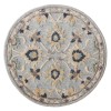 Beatrice BRO-AS Light Blue Area Rug 3 ft. Round