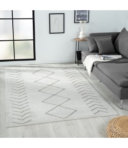 Calixta CAL-AX Cream Area Rug 5 ft. X 7 ft. Rectangle