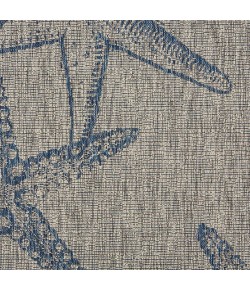 Celeste CAP-AZ Gray Area Rug 5 ft. X 7 ft. Rectangle
