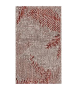LR Home Captiva CAPTI81023 Red Area Rug 1 ft. 10 in. X 3 ft. Rectangle