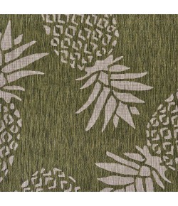 LR Home Catalina CATAL81500 Dark Green Area Rug 5 ft. X 7 ft. Rectangle