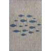 Catherine CAT-AF Gray Area Rug 5 ft. X 7 ft. Rectangle