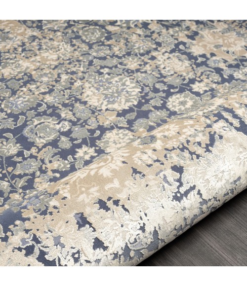 LR Home Cheshire Blue Rug 82122 2 ft. X 3 ft. Rect. - Rugs Town LR Home Cheshire Blue 82122 2 ft. X 3 ft. Rect. Rug