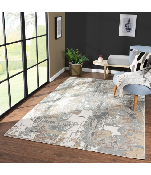 LR Home Cheshire Beige 82127 7 ft. 9 in. X 9 ft. 9 in. Rect. Rug