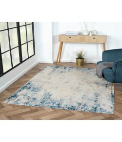 Lr Home Cheshire 82316 Blue/ Gray 2' X 3' Rect. Rug