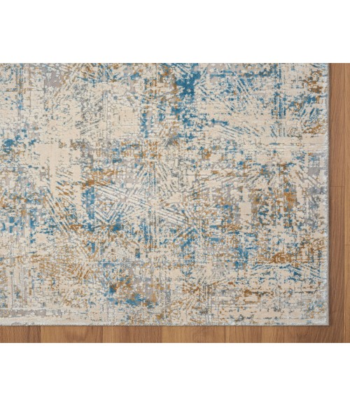 LR Home CHESHIRE 82317 Blue/ Gray 2' X 3' Rect. Rug