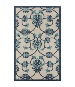 LR Home Copa Cabana COPAC81813 Navy Area Rug 2 ft. X 3 ft. Rectangle