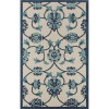 Corazon COP-AH Navy Area Rug 3 ft. 6 in. X 5 ft. 6 in. Rectangle