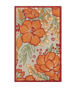 Corazon COP-AK Orange Area Rug 7 ft. 10 in. X 9 ft. 10 in. Rectangle