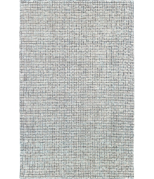 LR Home Criss Cross Navy/Ivory 81295 7 ft. 9 in. X 9 ft. 9 in. Rect. Rug