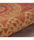 LR Home DAZZLE 54059 Rust 6' Round Rug