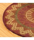 LR Home DAZZLE 54059 Rust 6' Round Rug